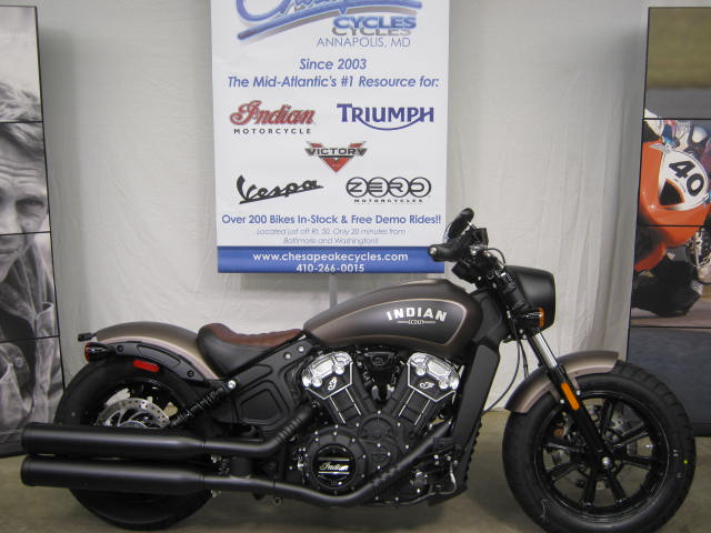 2019 Indian Scout Bobber Chesapeake Cycles