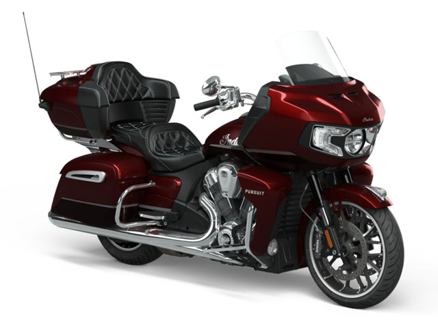 2022 Indian Pursuit Limited with Premium Package Maroon Metallic and Crimson Metallic