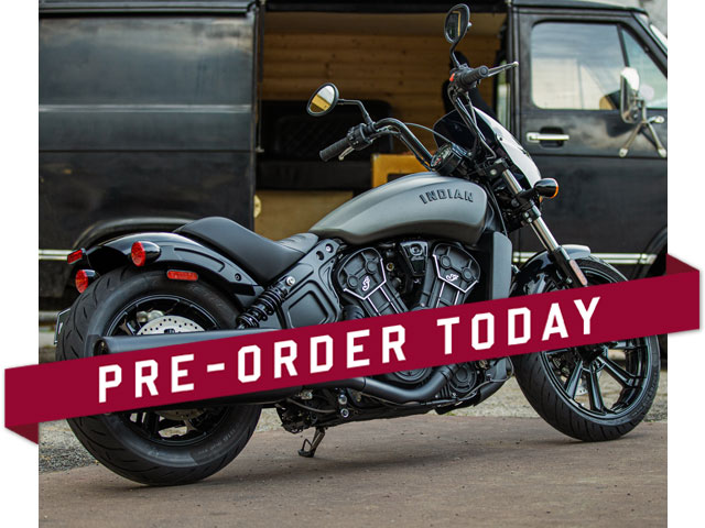 Pre-Order the NEW Indian Scout Rogue Sixty