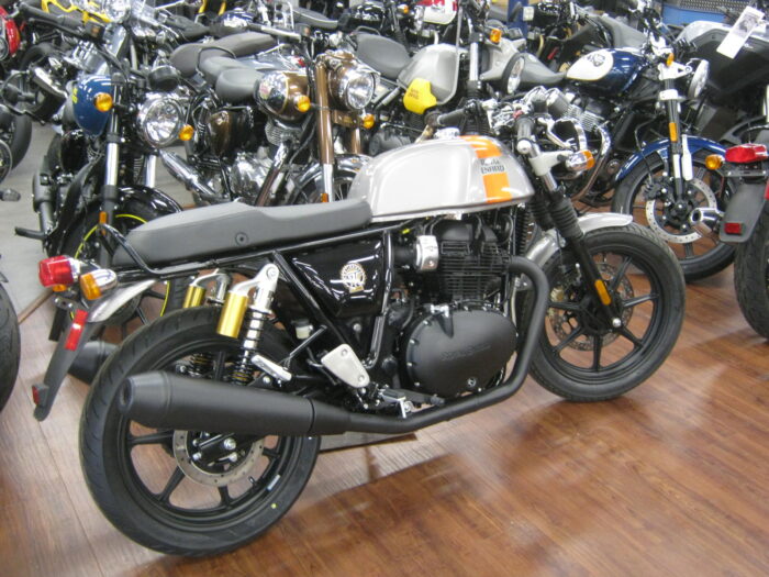 Right Side of 2024 Royal Enfield Continental GT 650 Apex Grey