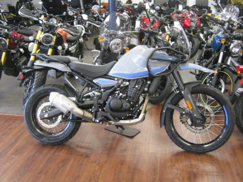 2025 Royal Enfield Himalayan 450 in Slate Poppy Blue at Chesapeake Cycles in Annapolis Maryland