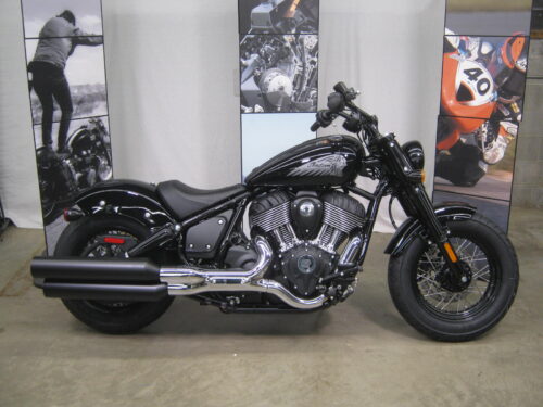 2024 Indian Chief Bobber ABS in Black Metallic at Chesapeake Cycles in Annapolis MD