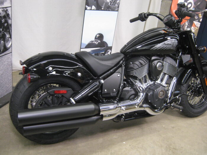 2024 Indian Chief Bobber ABS in Black Metallic available at Chesapeake Cycles in Annapolis MD