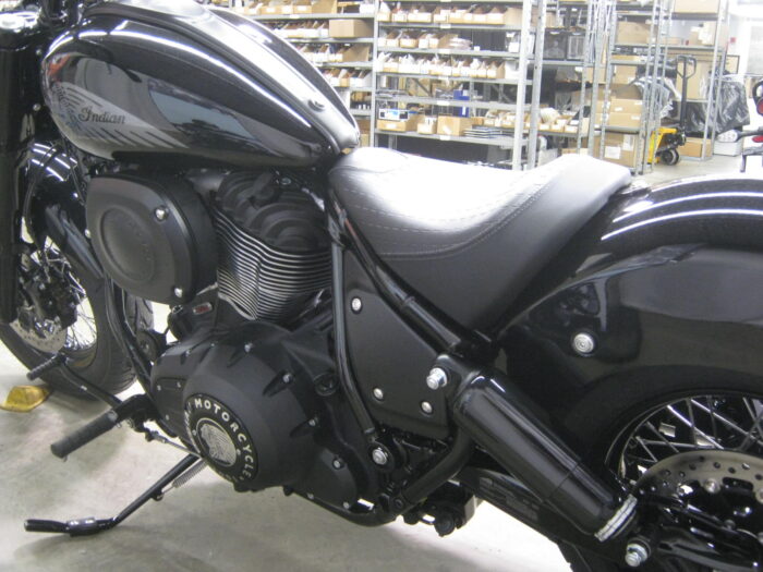 2024 Indian Chief Bobber ABS in Black Metallic available at Chesapeake Cycles in Annapolis MD