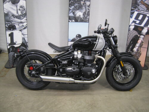 2024 Triumph Bobber in Jet Black and Ash Grey at Chesapeake Cycles in Annapolis Maryland