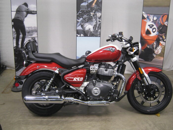 2024 Royal Enfield Super Meteor 650 in Celestial Red at Chesapeake Cycles in Annapolis, Maryland