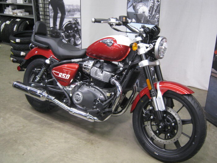 2024 Royal Enfield Super Meteor 650 in Celestial Red at Chesapeake Cycles in Annapolis, Maryland