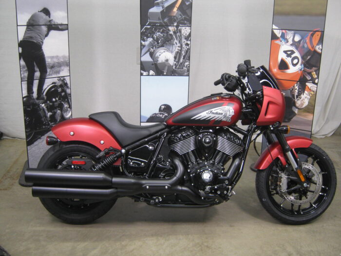 2024 Indian Sport Chief in Sunset Red Smoke at Chesapeake Cycles in Annapolis Maryland