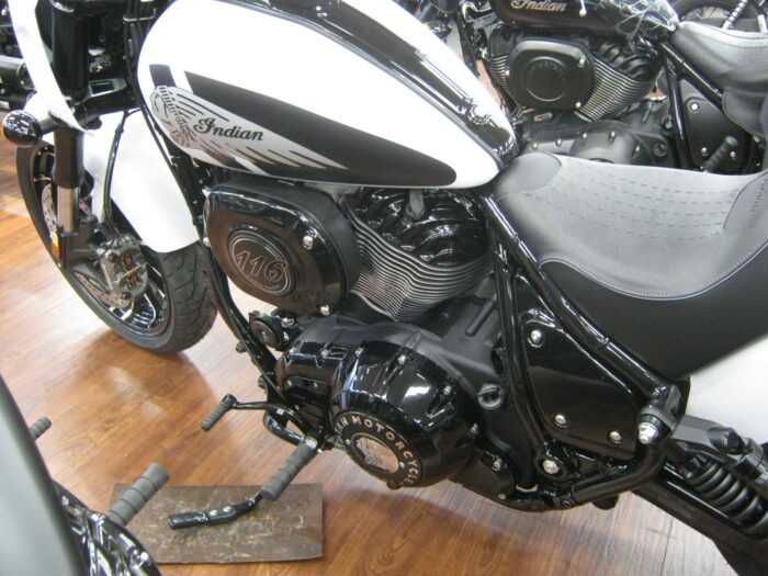 2024 Indian Sport Chief in Ghost White Metallic Smoke at Chesapeake Cycles in Annapolis Maryland