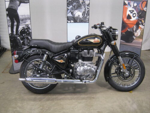 2024 Royal Enfield Bullet 350 in Standard Black at Chesapeake Cycles in Annapolis, Maryland