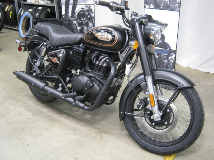 2024 Royal Enfield Bullet 350 in Black Gold at Chesapeake Cycles in Annapolis Maryland