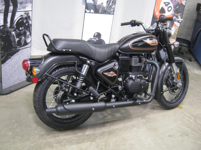 2024 Royal Enfield Bullet 350 in Black Gold at Chesapeake Cycles in Annapolis Maryland