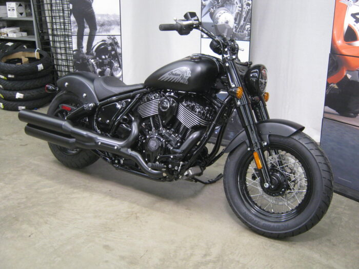 2024 Indian Chief Bobber Dark Horse in Black Smoke at Chesapeake Cycles in Annapolis Maryland