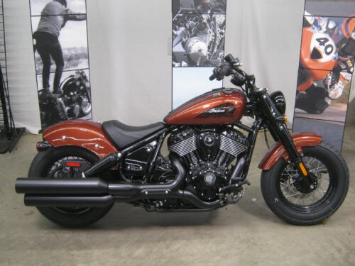 2024 Indian Chief Bobber Dark Horse Icon in Copper Metallic Pearl