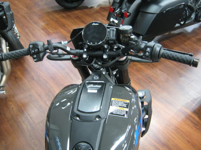 2024 Indian FTR 1200 Sport in Granite Gray and Blue at Chesapeake Cycles in Annapolis Maryland