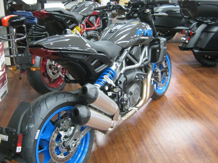 2024 Indian FTR 1200 Sport in Granite Gray and Blue at Chesapeake Cycles in Annapolis Maryland