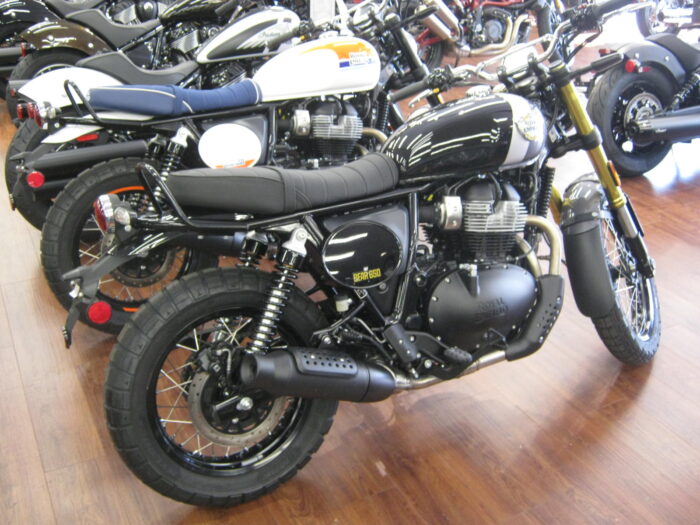 right side view of 2025 Royal Enfield Bear 650 in Golden Shadow