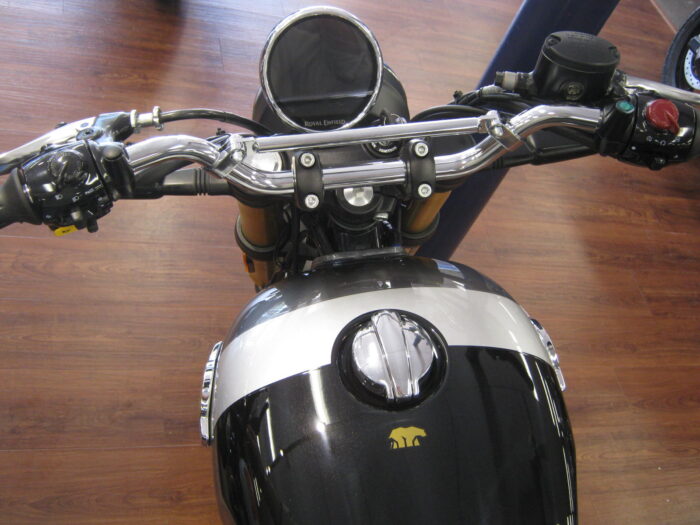 tank view of 2025 Royal Enfield Bear 650 in Golden Shadow